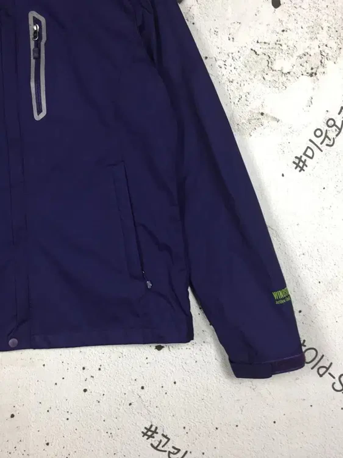 코오롱 여성 등산 고어텍스 바람막이 자켓 네이비 90 3800208 상품이미지6