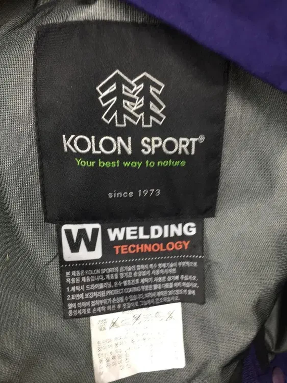 코오롱 여성 등산 고어텍스 바람막이 자켓 네이비 90 3800208 상품이미지7