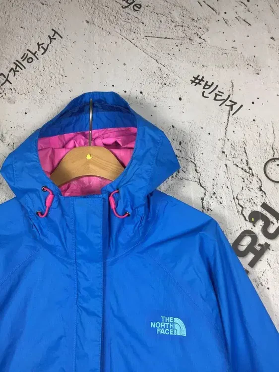 노스페이스 등산 바람막이 자켓 블루 M 3800210 상품이미지5