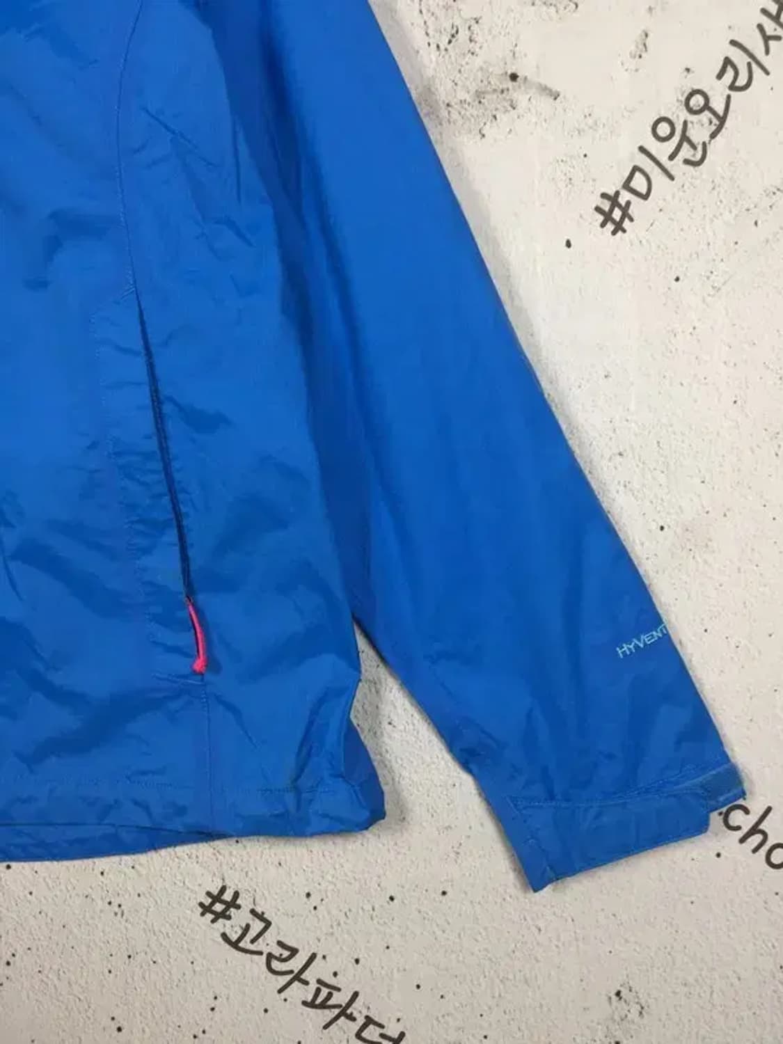 노스페이스 등산 바람막이 자켓 블루 M 3800210 상품이미지7