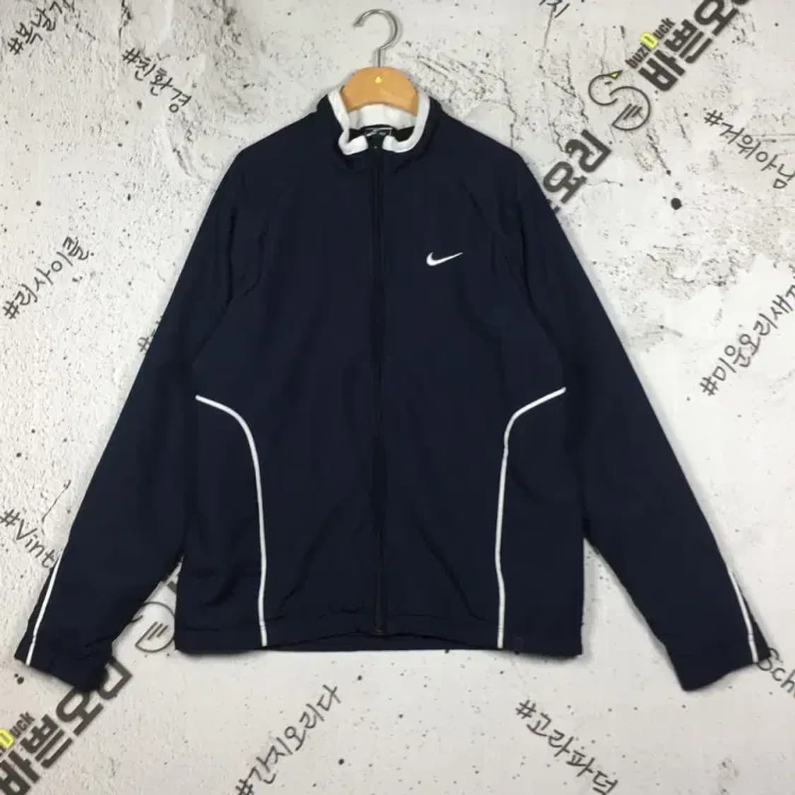 나이키 올드스쿨 드라이핏 바람막이 자켓 네이비 95 3800212 상품이미지1