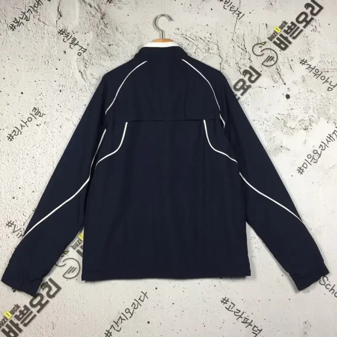 나이키 올드스쿨 드라이핏 바람막이 자켓 네이비 95 3800212 상품이미지2