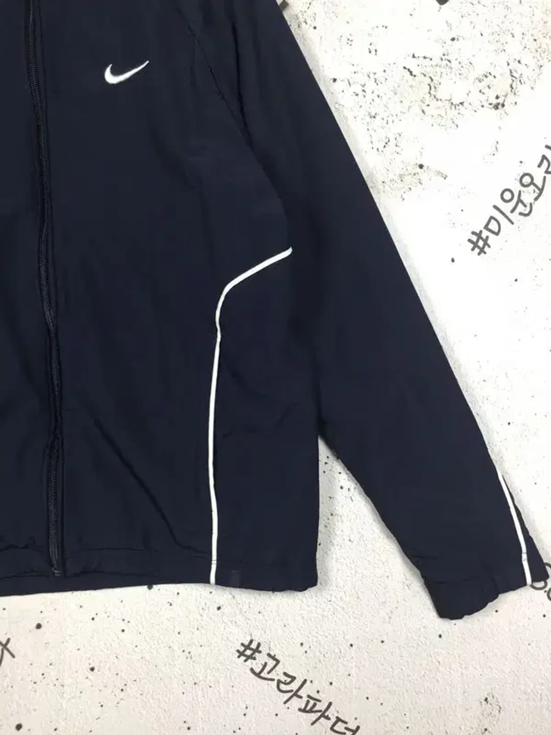 나이키 올드스쿨 드라이핏 바람막이 자켓 네이비 95 3800212 상품이미지6
