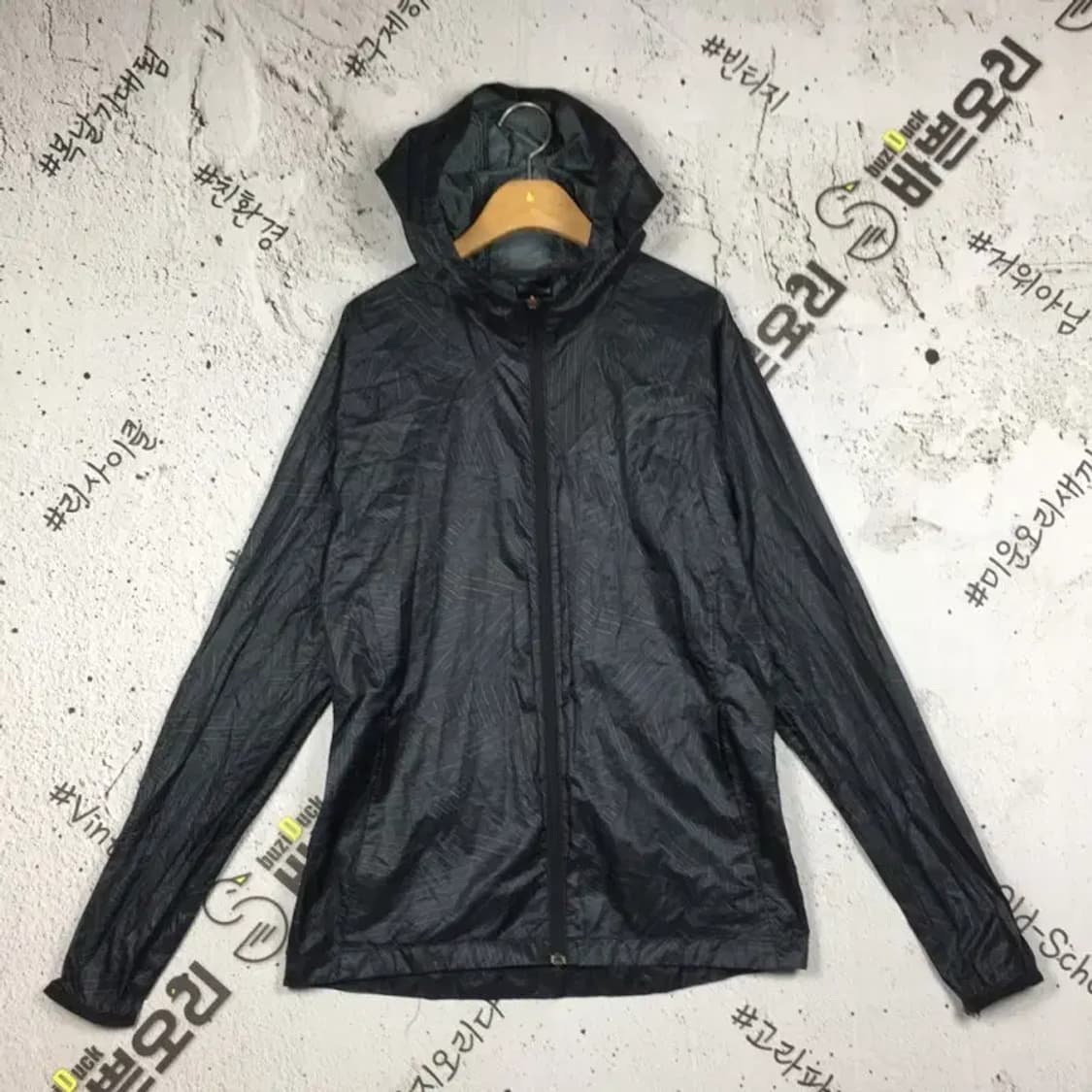 아디다스 초경량 윈드 바람막이 자켓 그레이 95 3800213 상품이미지1