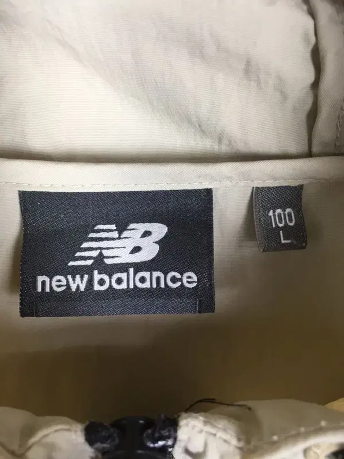 뉴발란스 UNI 에센셜 하프집업 아노락 베이지 L(100) 3800214 상품이미지9