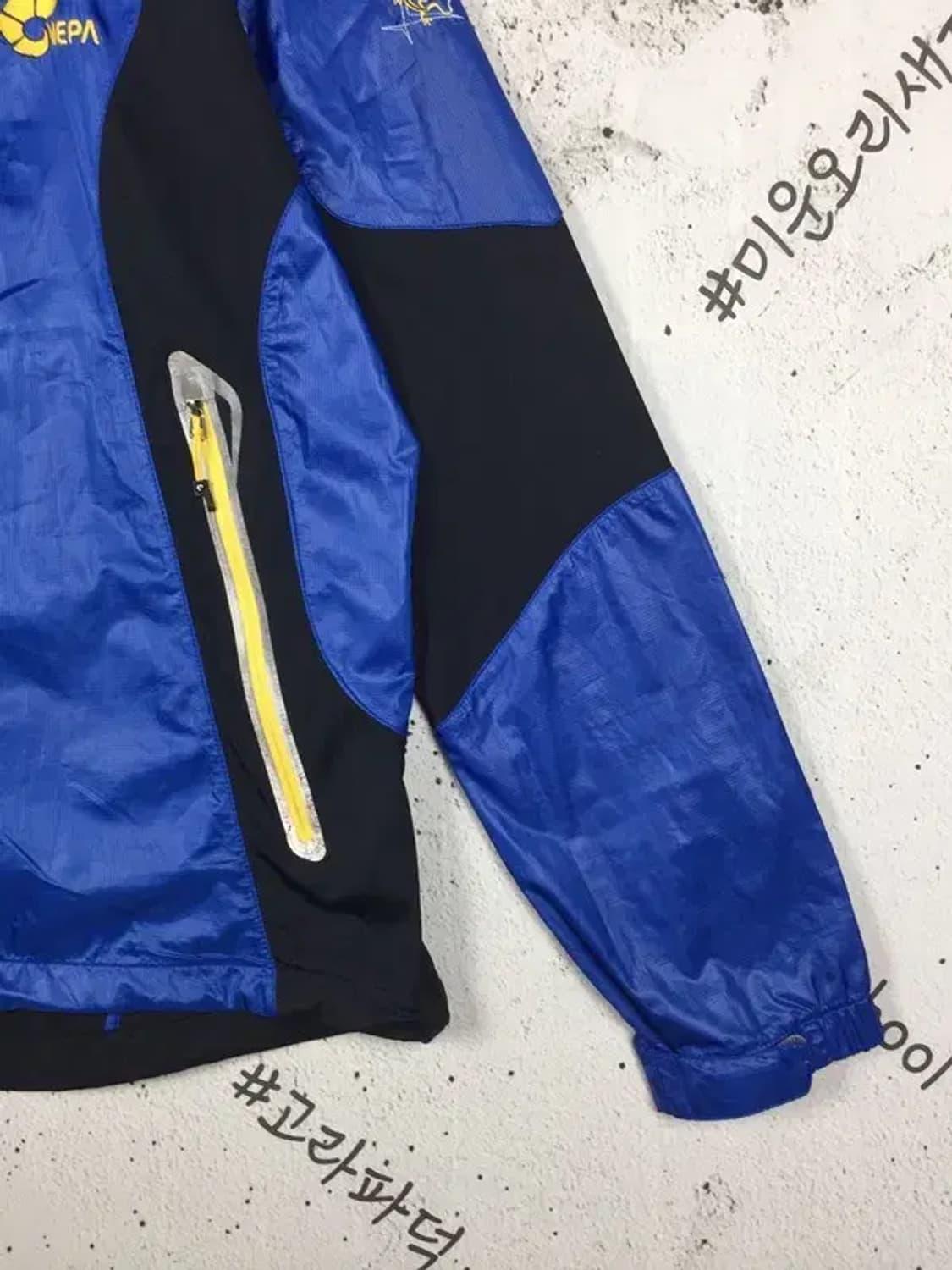 네파 바람막이 아웃도어 등산 방풍 자켓 블루 M 3800216 상품이미지6