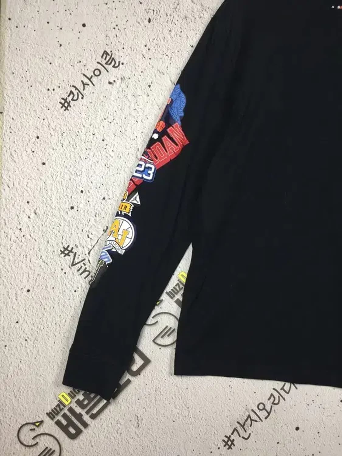 나이키조던 AJ 바시티 롱슬리브 긴팔 티 블랙 XL 2100174 상품이미지5