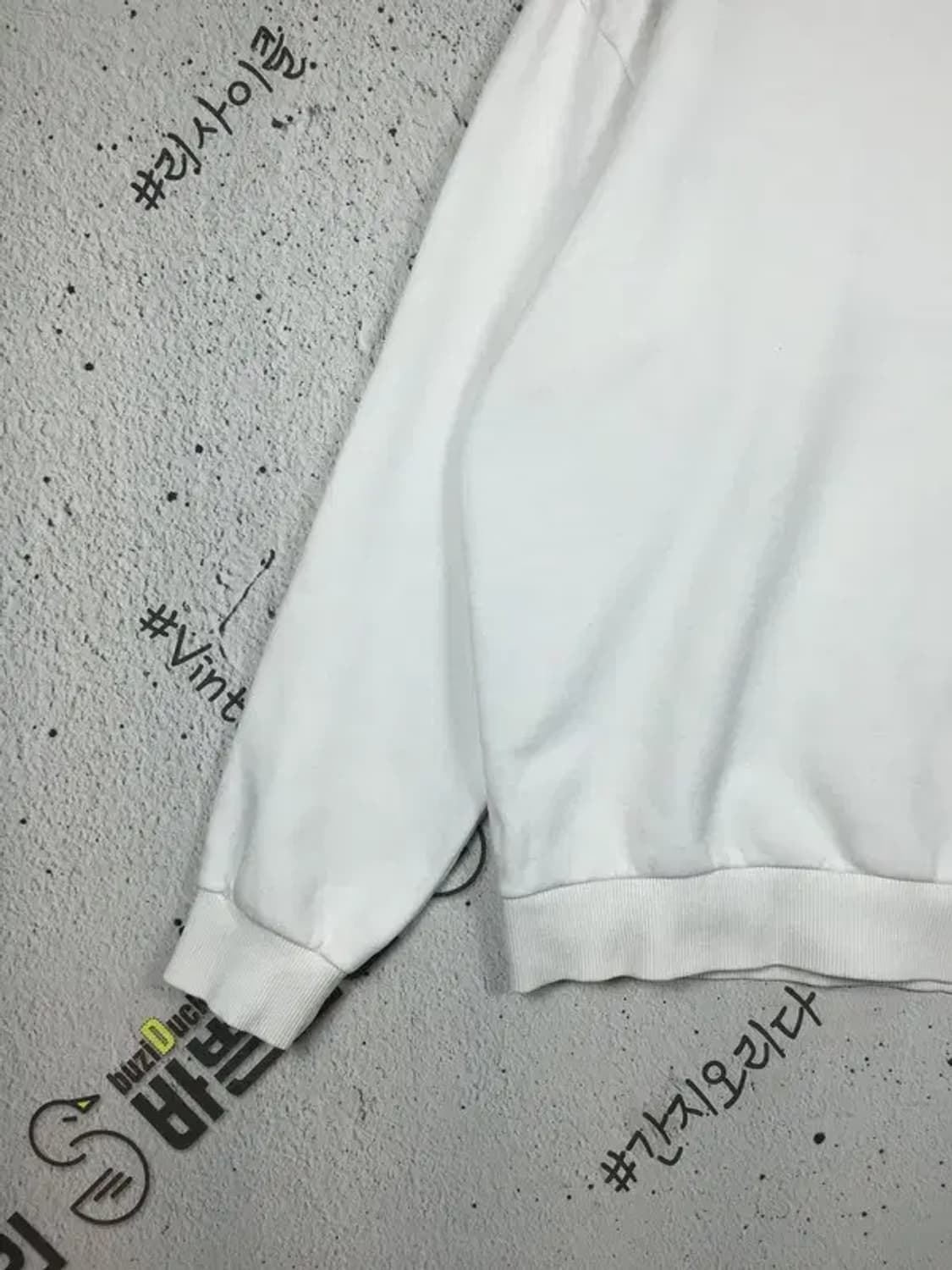 디스커버리 기모 맨투맨 화이트 110 2200232 상품이미지5