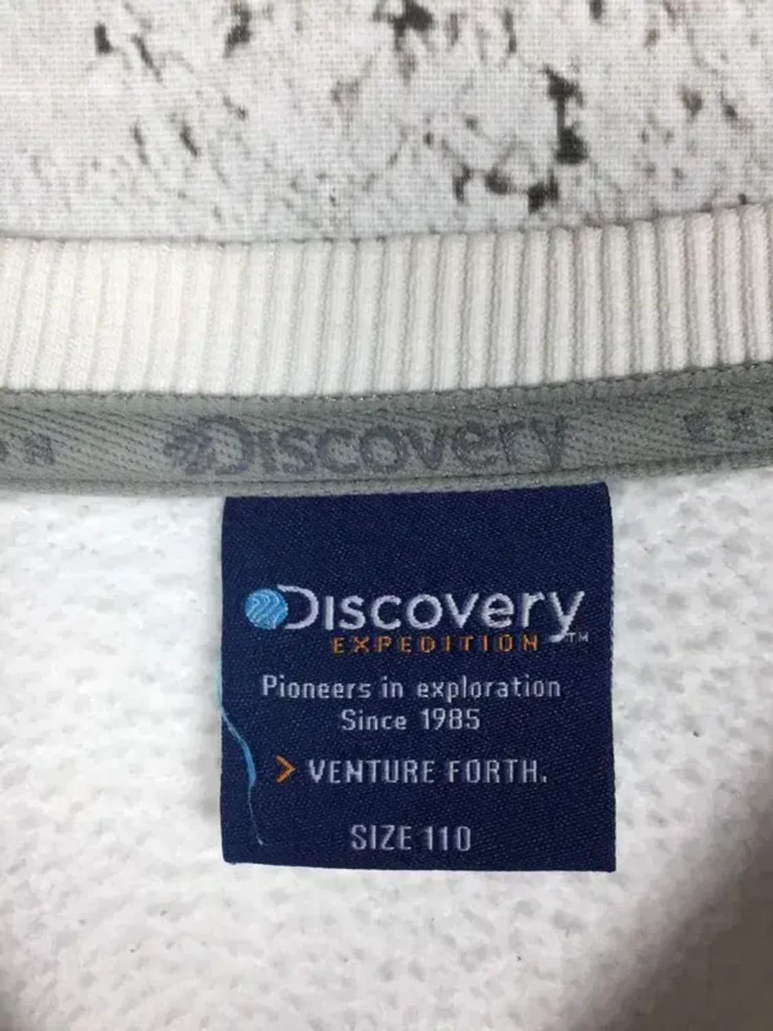 디스커버리 기모 맨투맨 화이트 110 2200232 상품이미지7