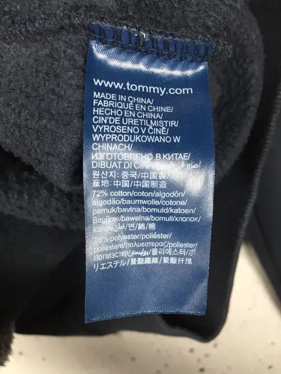 타미힐피거 기모 맨투맨 블랙 S 2200233 상품이미지8