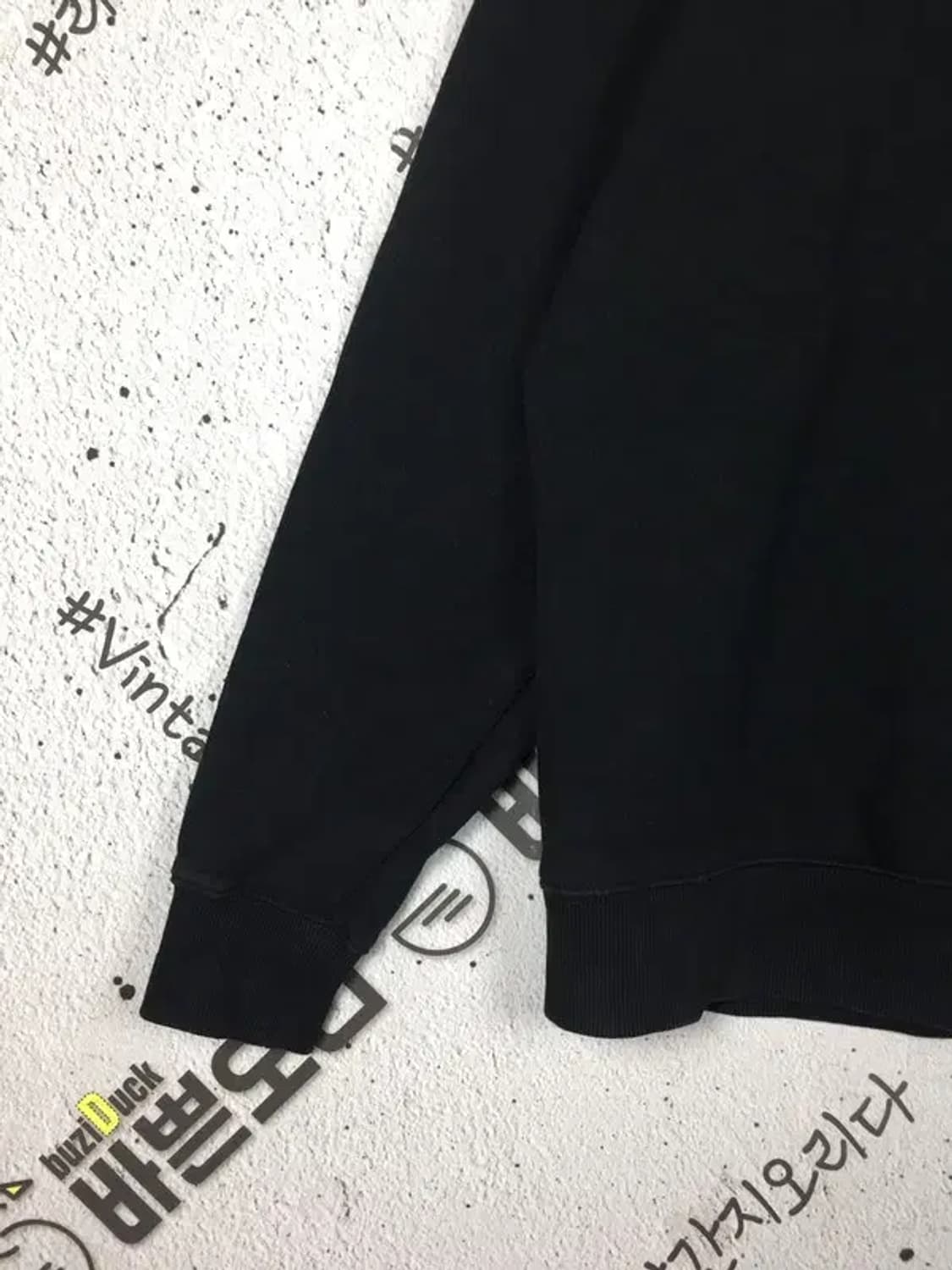 커버낫 심플 로고 맨투맨 블랙 M 2200234 상품이미지6