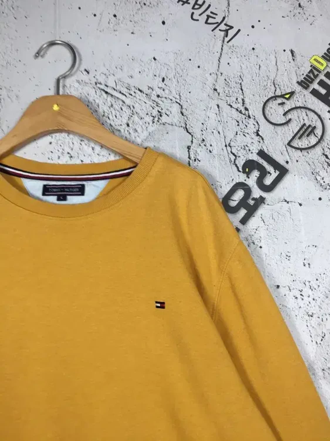 타미힐피거 맨투맨 옐로우 겨자 L 2200236 상품이미지4