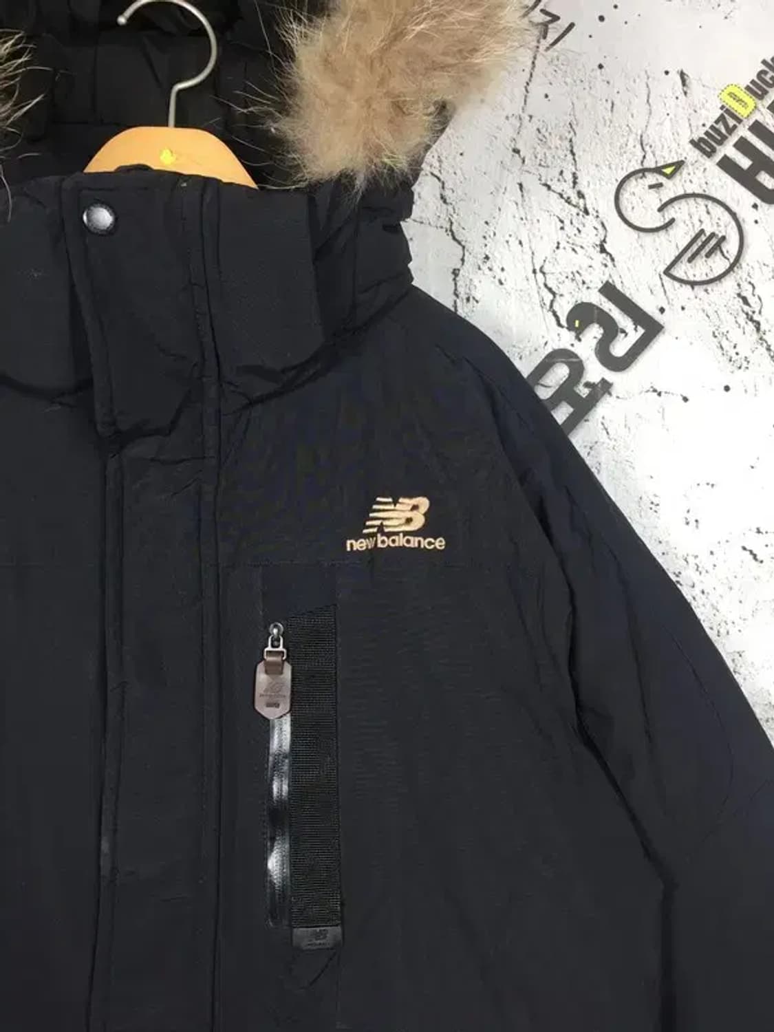 뉴발란스 덕다운 숏 패딩 블랙 90 3400204 상품이미지4