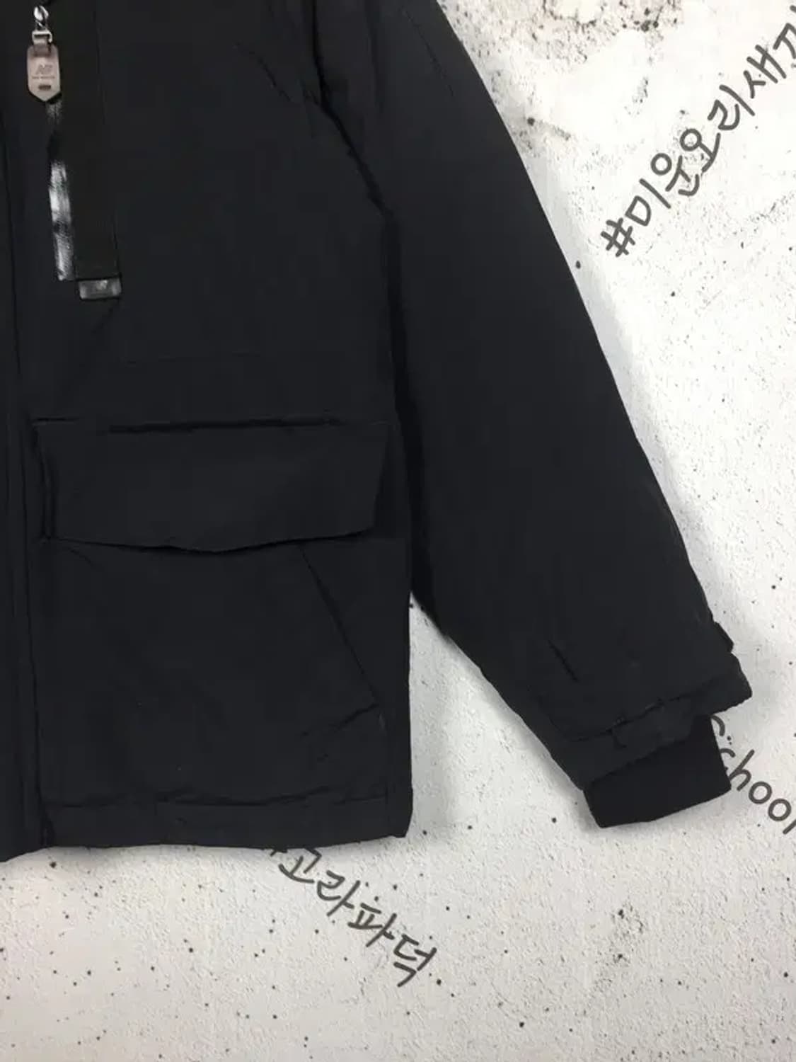 뉴발란스 덕다운 숏 패딩 블랙 90 3400204 상품이미지6