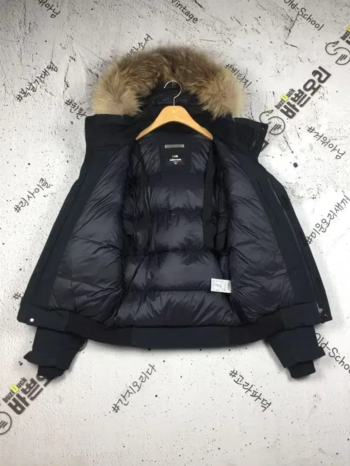 아이더 여성 구스다운 숏 패딩 블랙 XS 3400205 상품이미지3