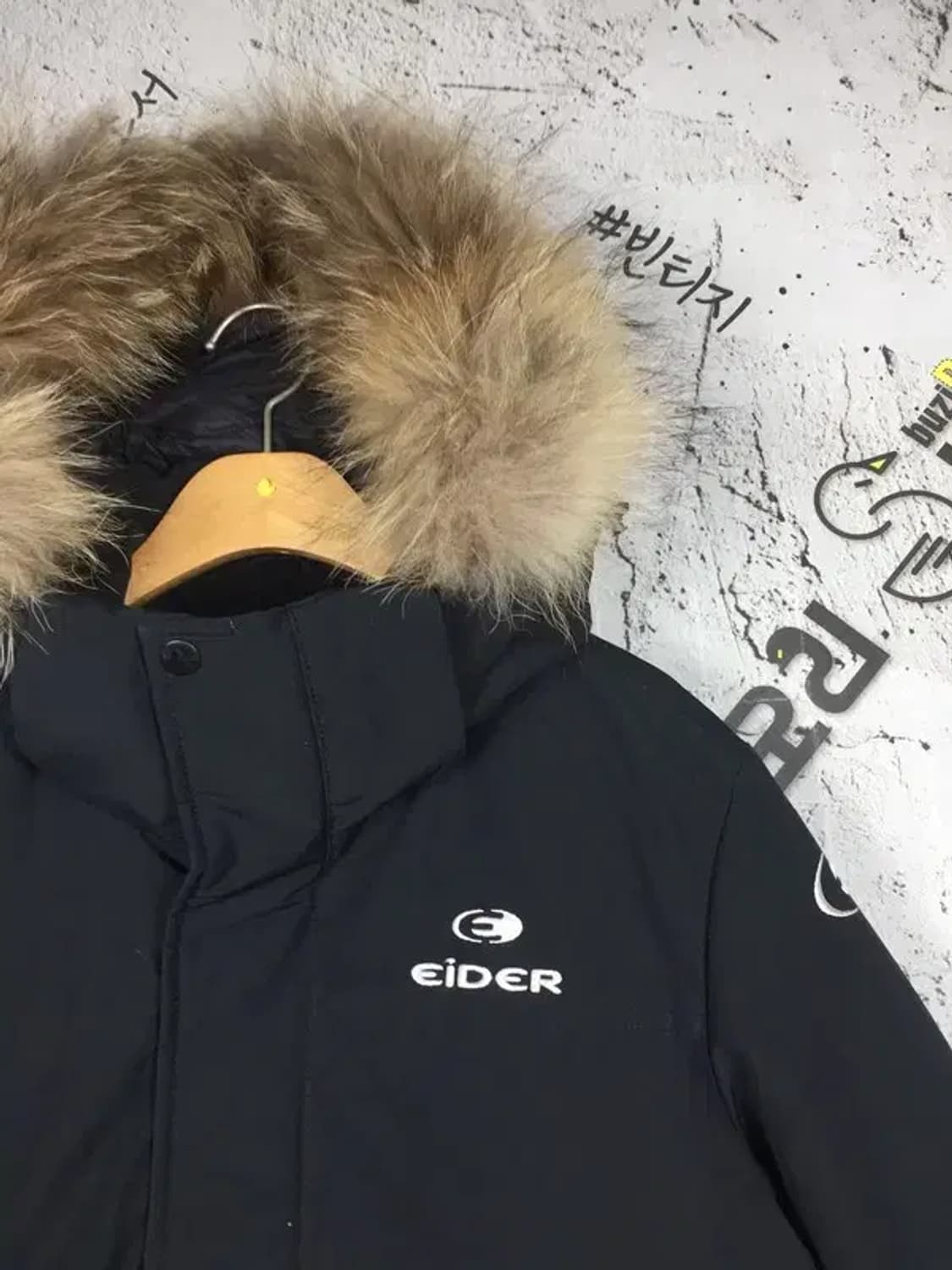 아이더 여성 구스다운 숏 패딩 블랙 XS 3400205 상품이미지4