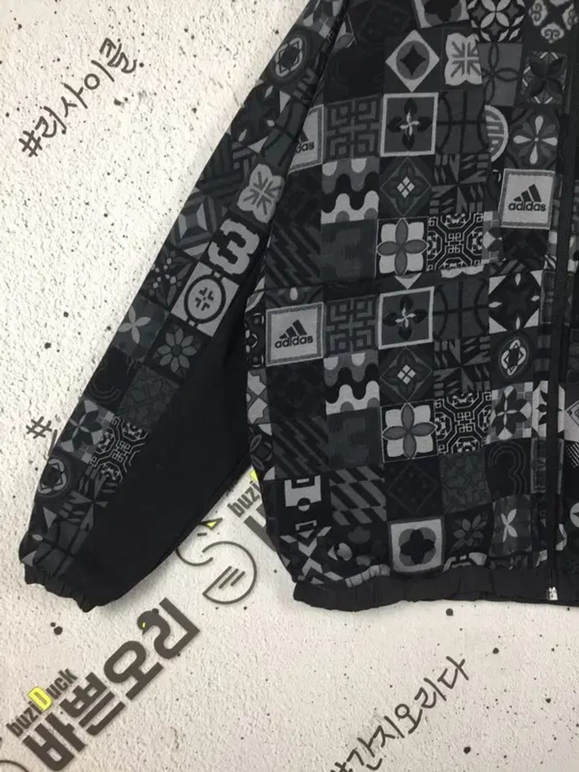 아디다스 양면 후디 스포츠 집업 점퍼 블랙 M 3400212 상품이미지4