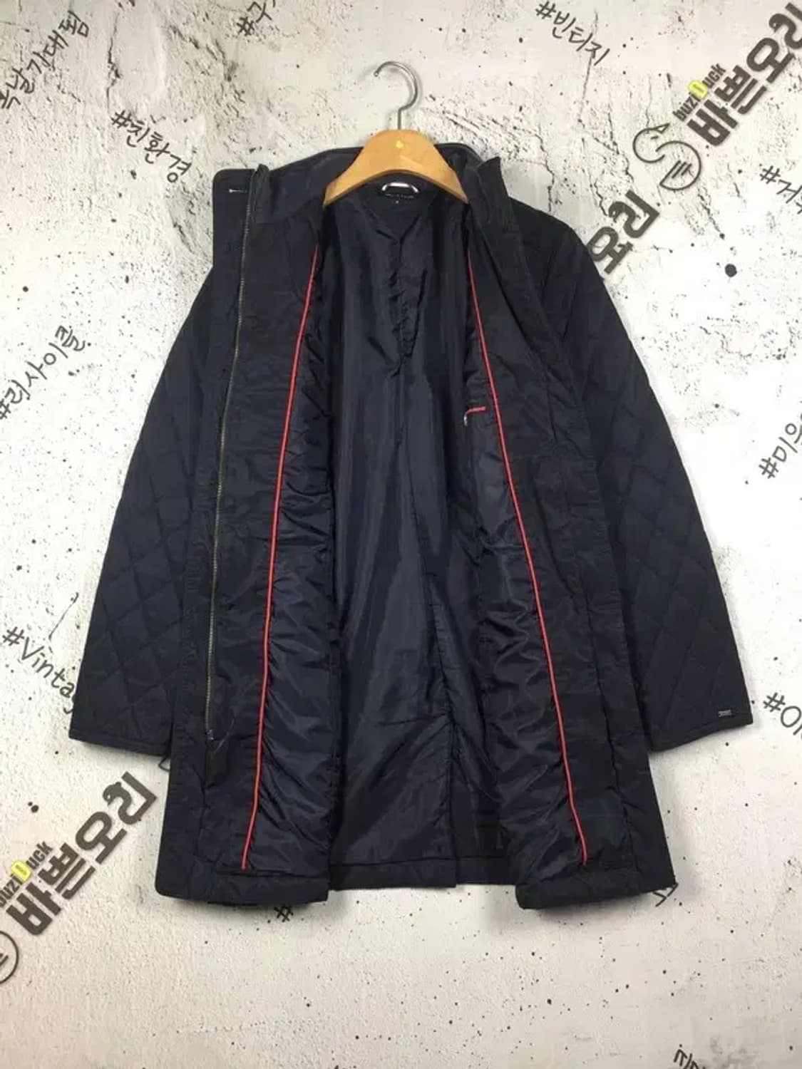 타미힐피거 여성 퀼팅 누빔 자켓 코트 네이비 M 3400213 상품이미지3