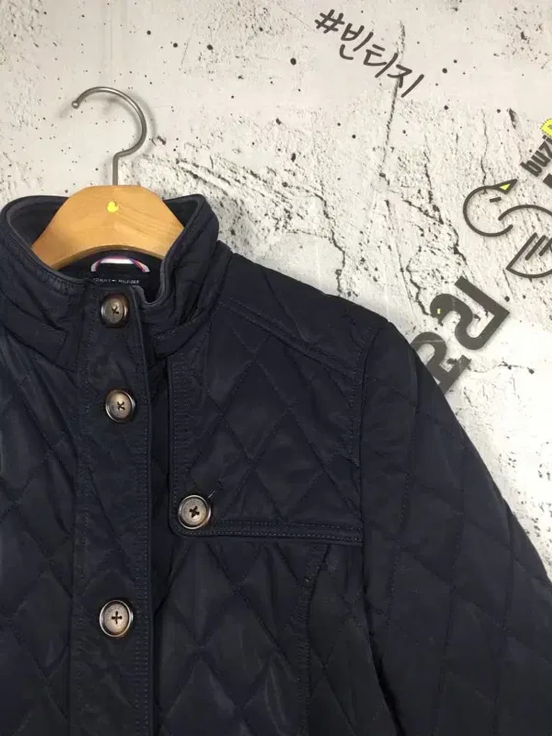 타미힐피거 여성 퀼팅 누빔 자켓 코트 네이비 M 3400213 상품이미지4