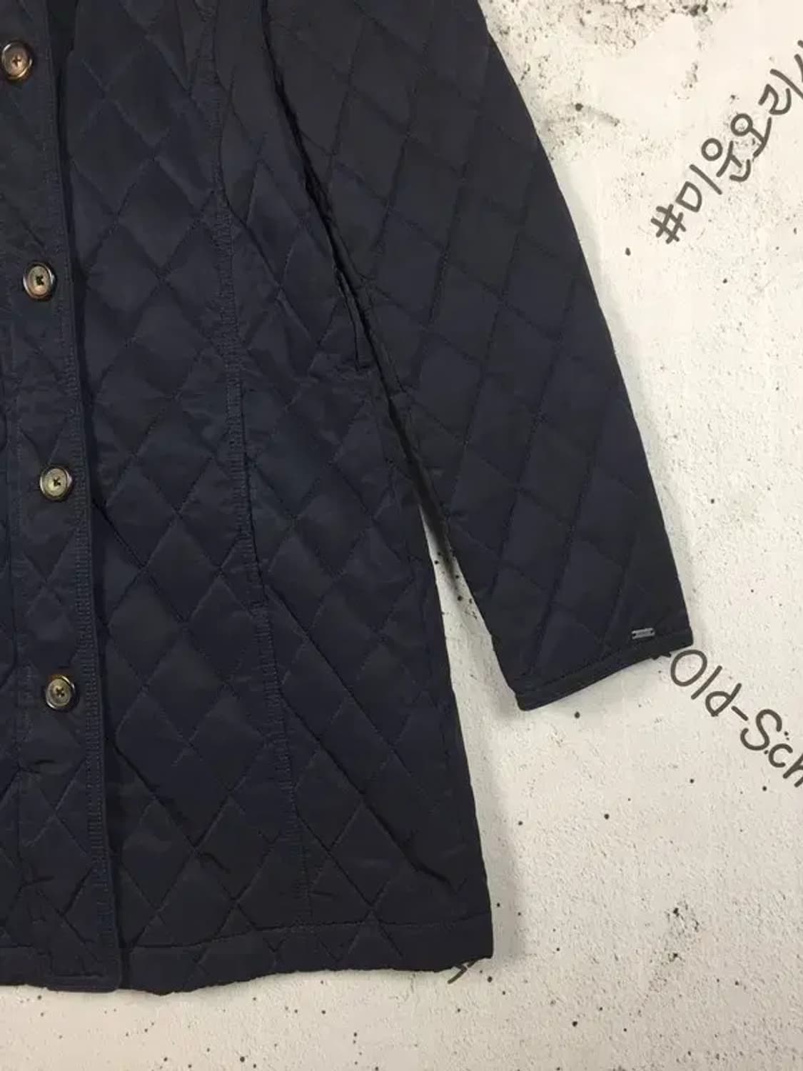 타미힐피거 여성 퀼팅 누빔 자켓 코트 네이비 M 3400213 상품이미지6