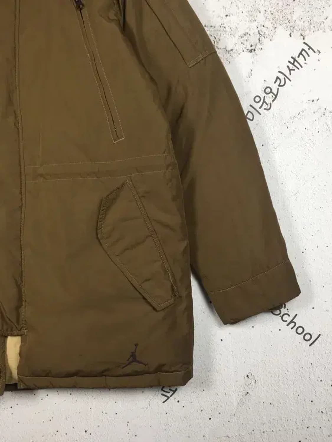 나이키조던 500 덕다운 롱패딩 점퍼 브라운 100 3400207 상품이미지6