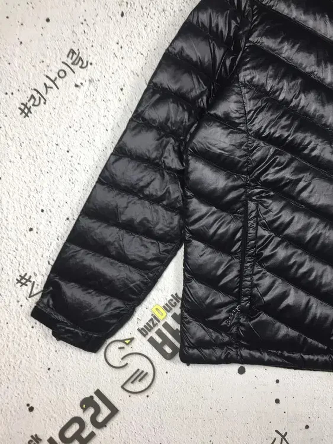 아이더 주니어 구스 경량 후드 패딩 블랙 L 3400206 상품이미지6