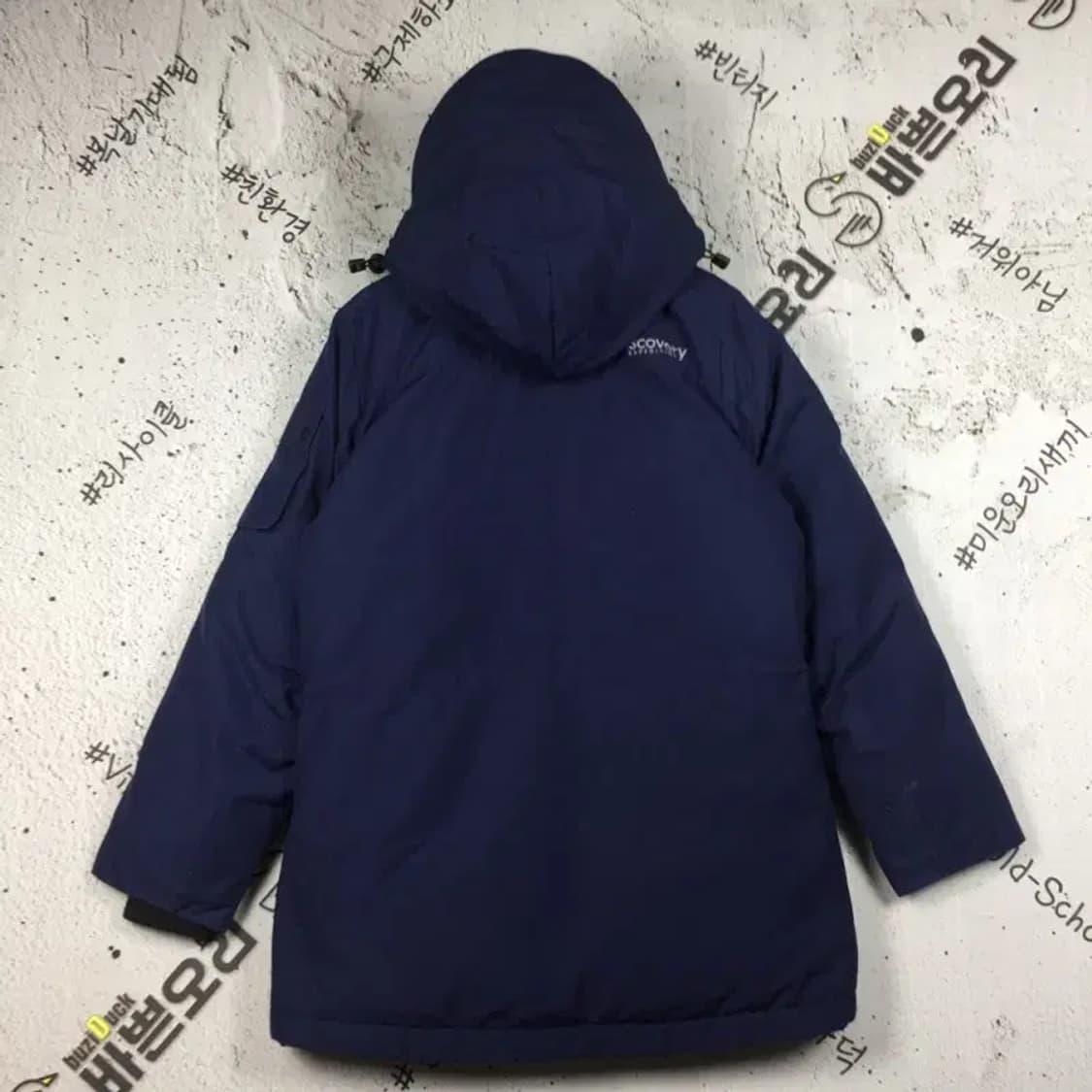 디스커버리 구스다운 패딩 점퍼 네이비 95 3400209 상품이미지2