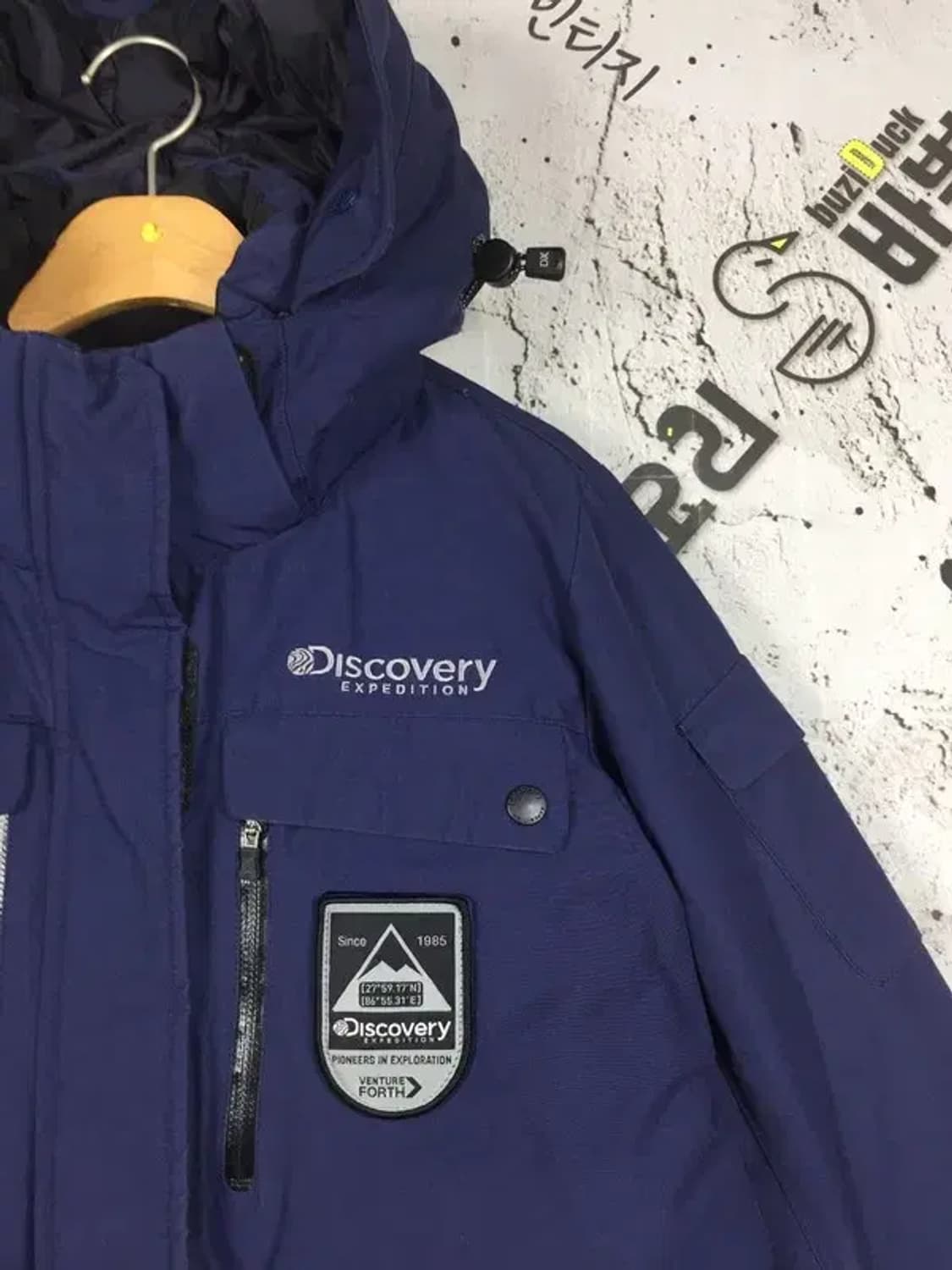 디스커버리 구스다운 패딩 점퍼 네이비 95 3400209 상품이미지4