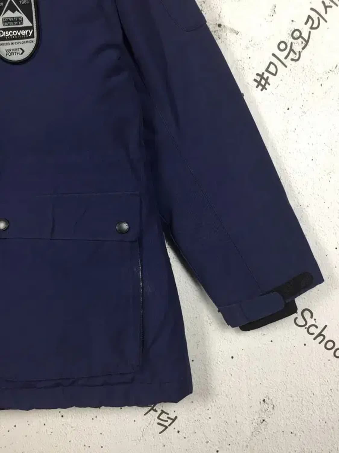 디스커버리 구스다운 패딩 점퍼 네이비 95 3400209 상품이미지6