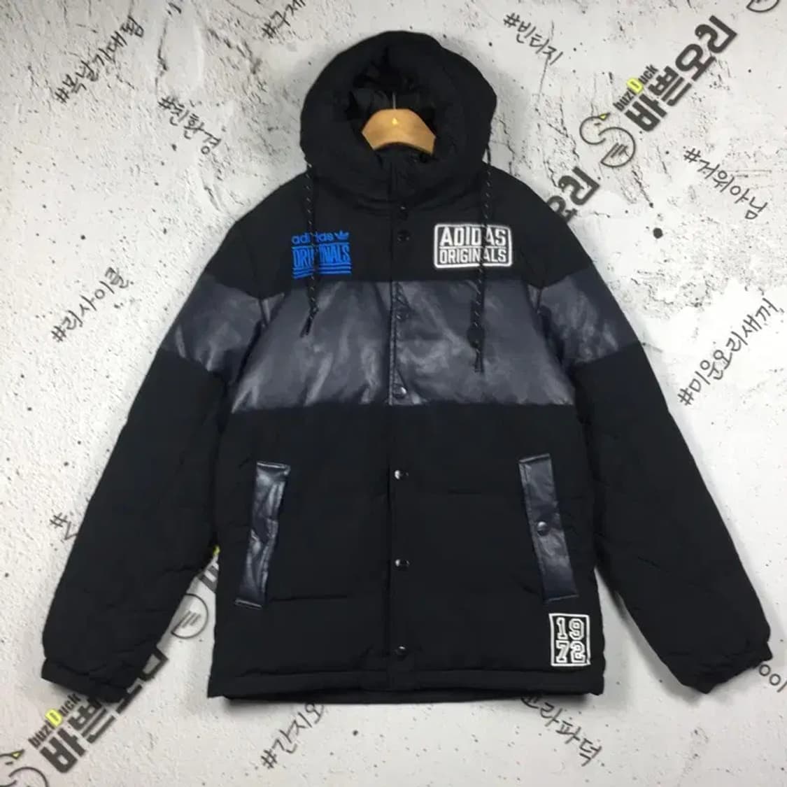 아디다스 여성 덕다운 패딩 점퍼 블랙 085 3400216 상품이미지1