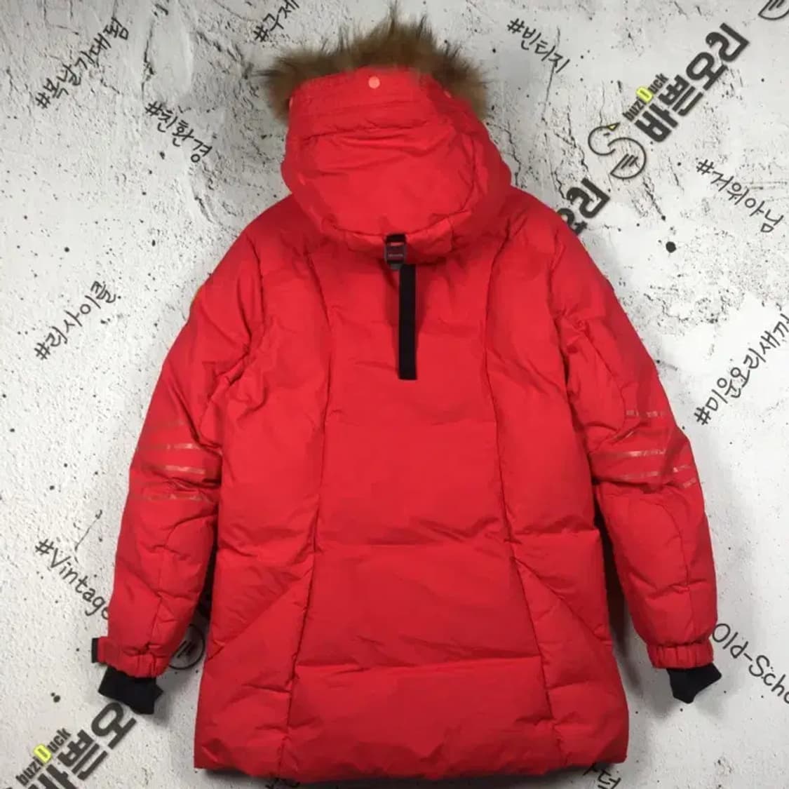 데상트 여성 캐나다 스키 아우디 덕다운 패딩 레드 85 3400217 상품이미지2
