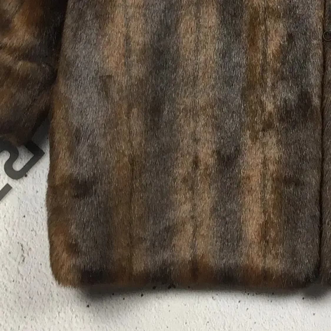 뉴컨트리 페이크퍼 인조 밍크코트 브라운 F 3400220 상품이미지5