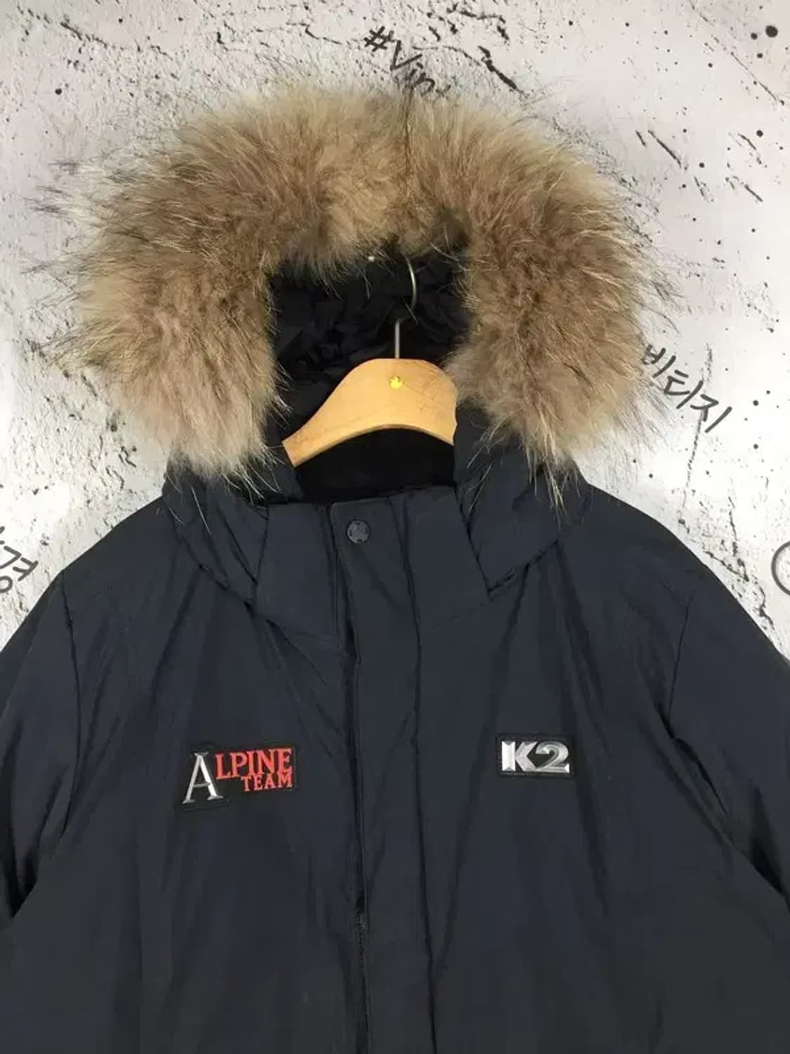 K2 알파인팀 800 구스다운 패딩 점퍼 블랙 100 3400221 상품이미지4