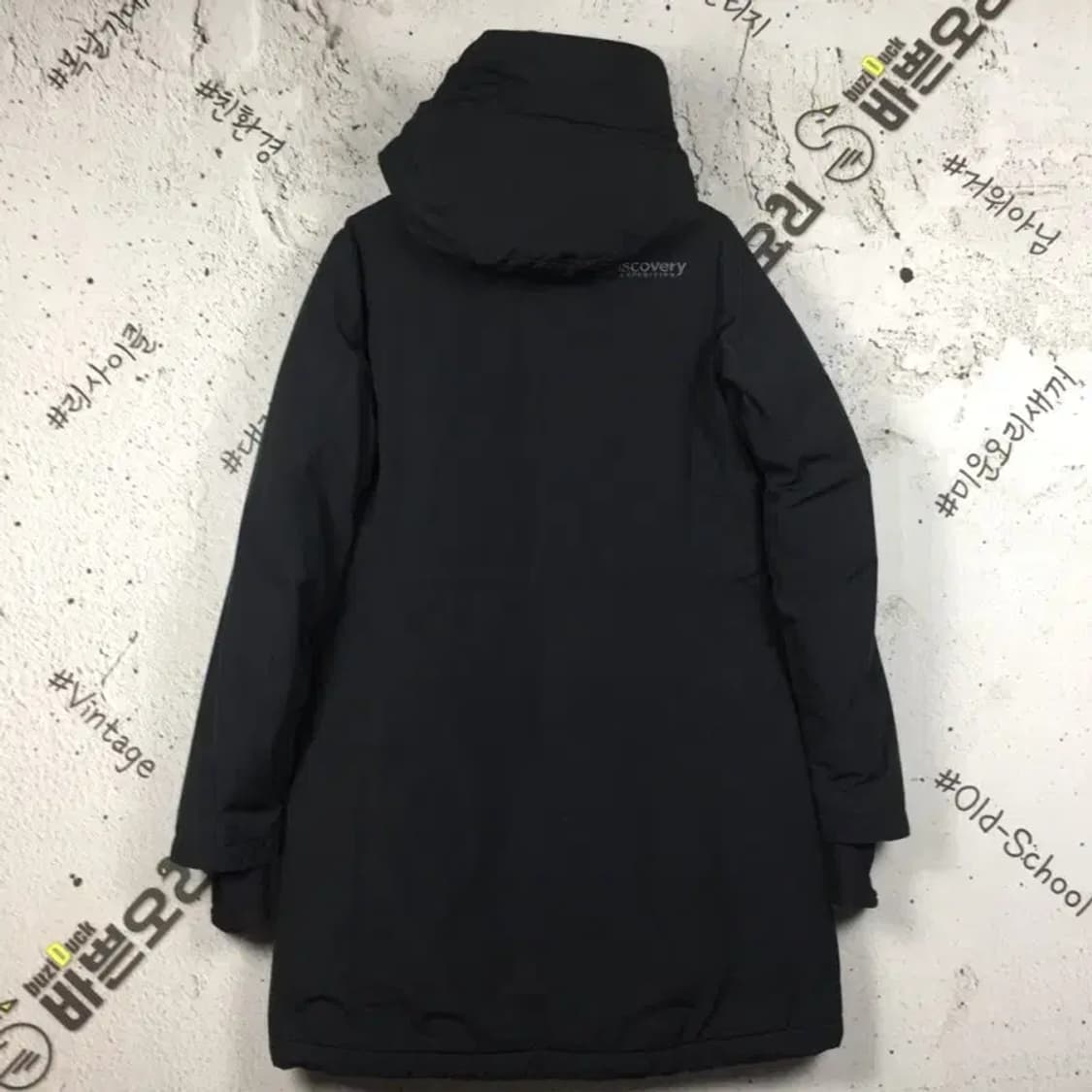 디스커버리 여성 덕다운 패딩 점퍼 블랙 90 3400222 상품이미지2