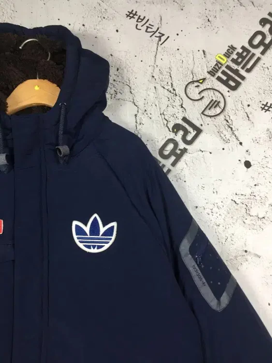 아디다스 오리지널 덕다운 패딩 점퍼 네이비 M 3400219 상품이미지3