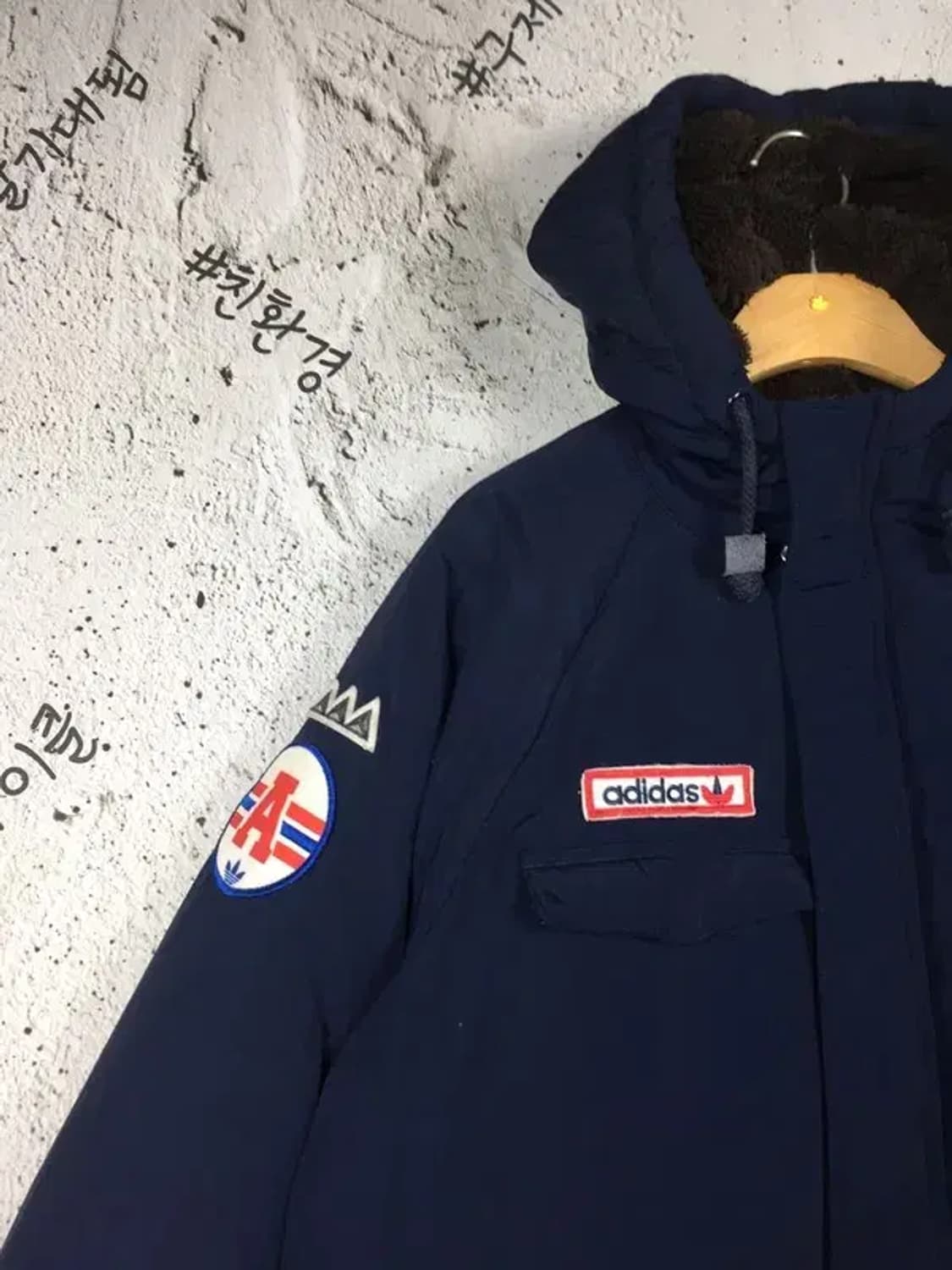 아디다스 오리지널 덕다운 패딩 점퍼 네이비 M 3400219 상품이미지4