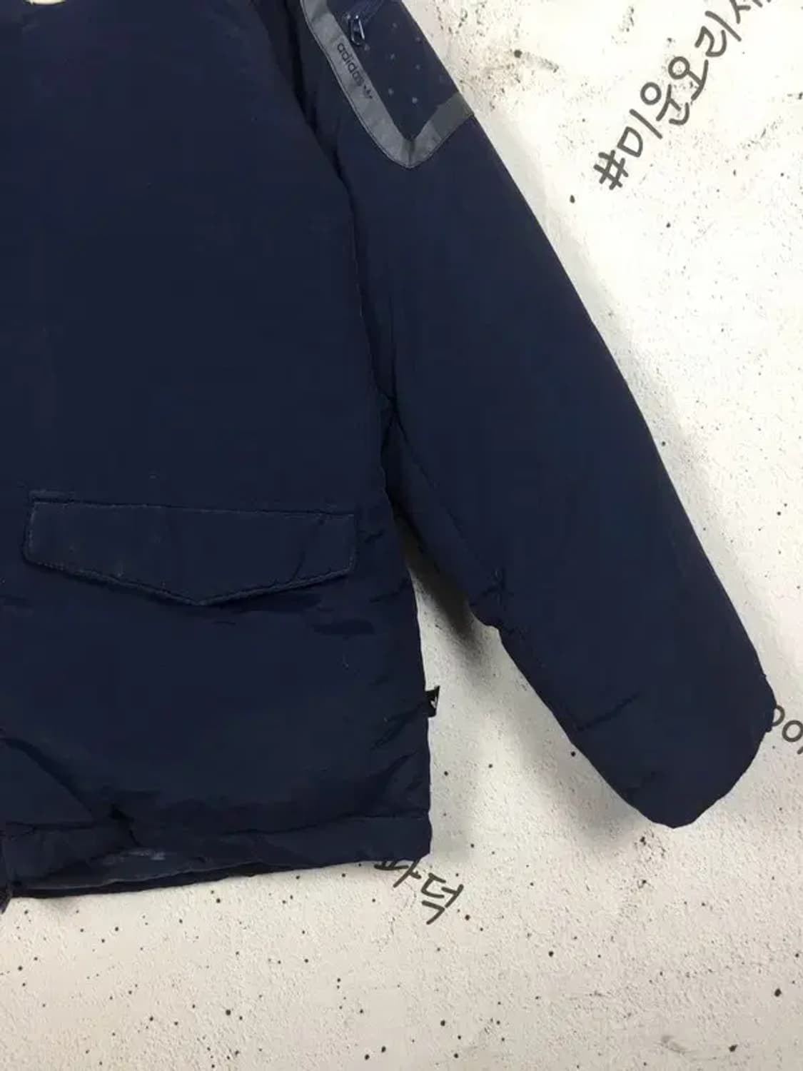아디다스 오리지널 덕다운 패딩 점퍼 네이비 M 3400219 상품이미지6