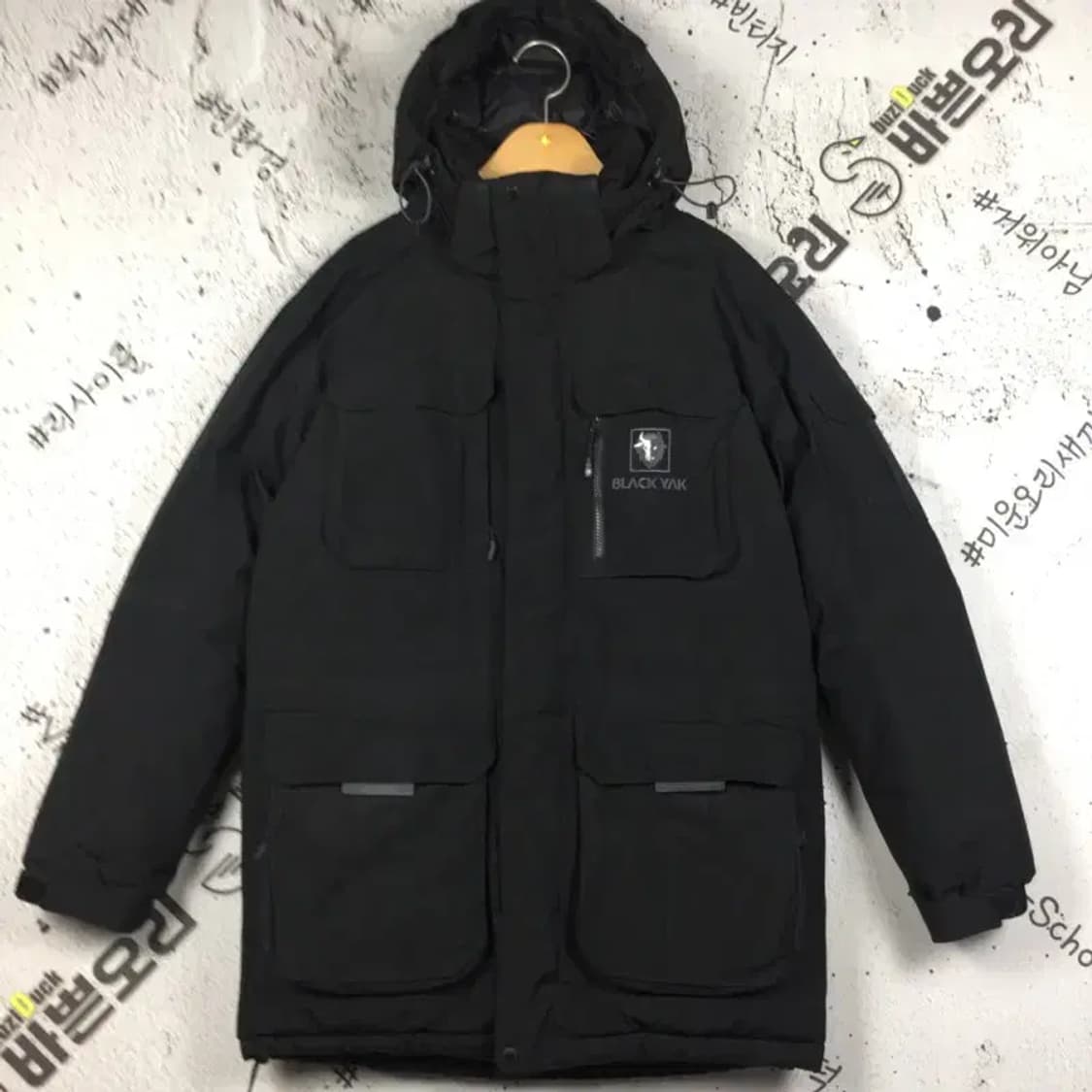 블랙야크 고어텍스 구스다운 패딩 점퍼 블랙 90 3400223 상품이미지1