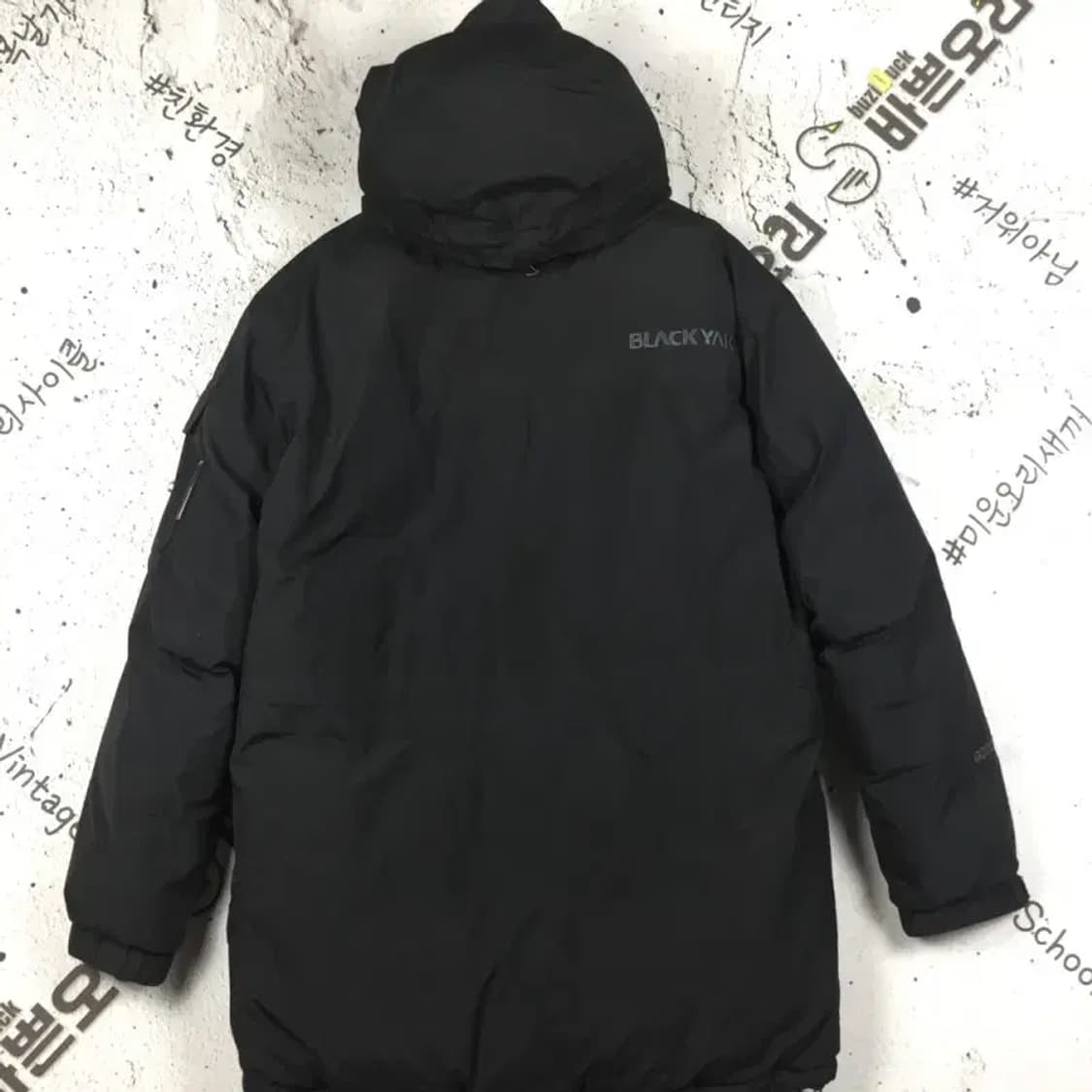 블랙야크 고어텍스 구스다운 패딩 점퍼 블랙 90 3400223 상품이미지2