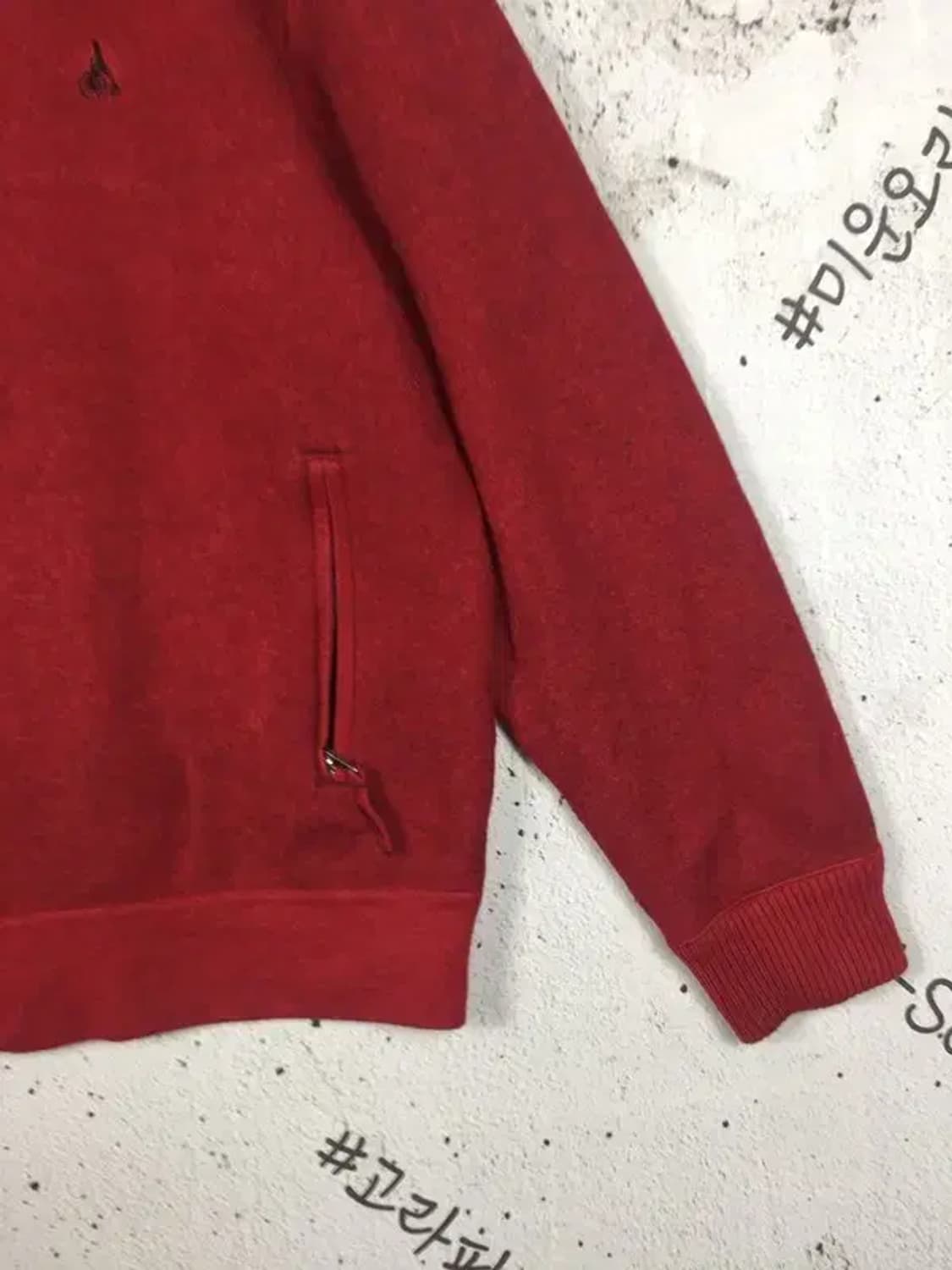 빈폴 집업 니트 스웨터 레드 XL 2400121 상품이미지7