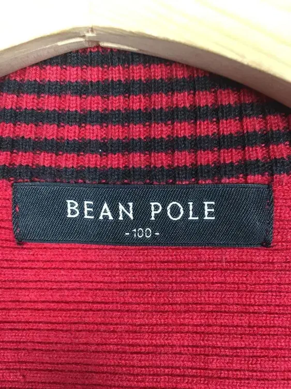 빈폴 집업 니트 스웨터 레드 XL 2400121 상품이미지8