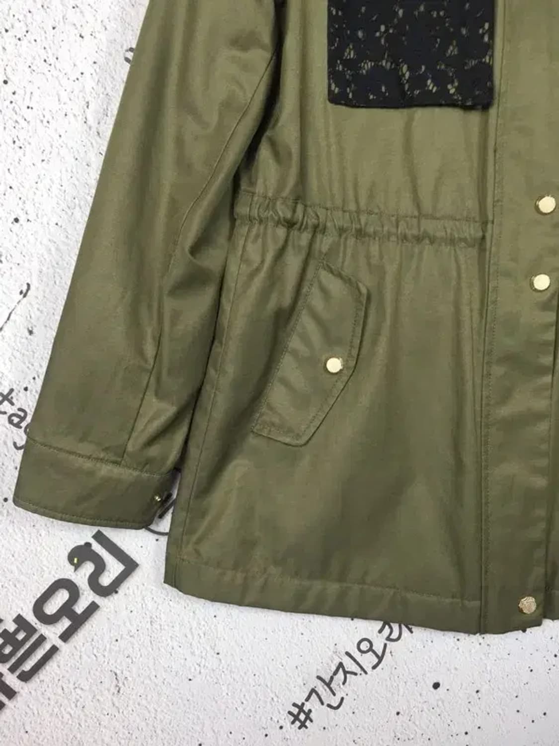 에고이스트 여성 야상 자켓 카키 55(95) 3200101 상품이미지7