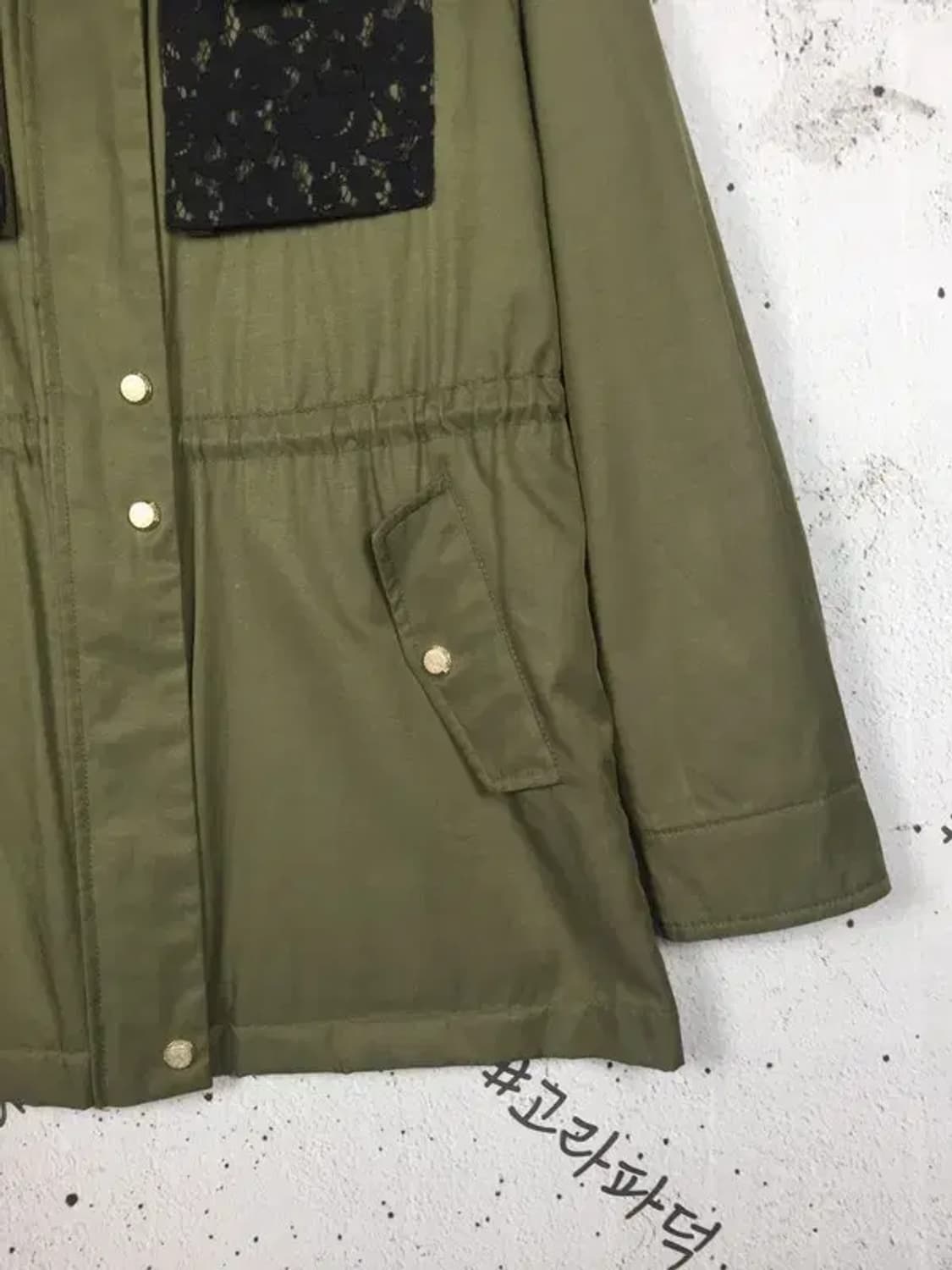 에고이스트 여성 야상 자켓 카키 55(95) 3200101 상품이미지8