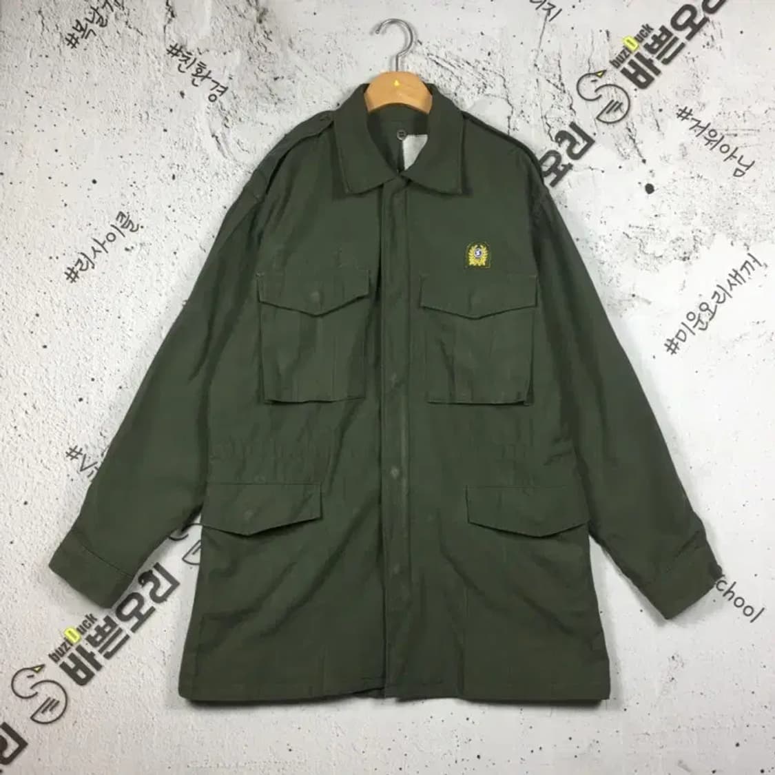 밀리터리 80년대 해병대 구형 민무늬 예비군복 야상 F 3200099 상품이미지1