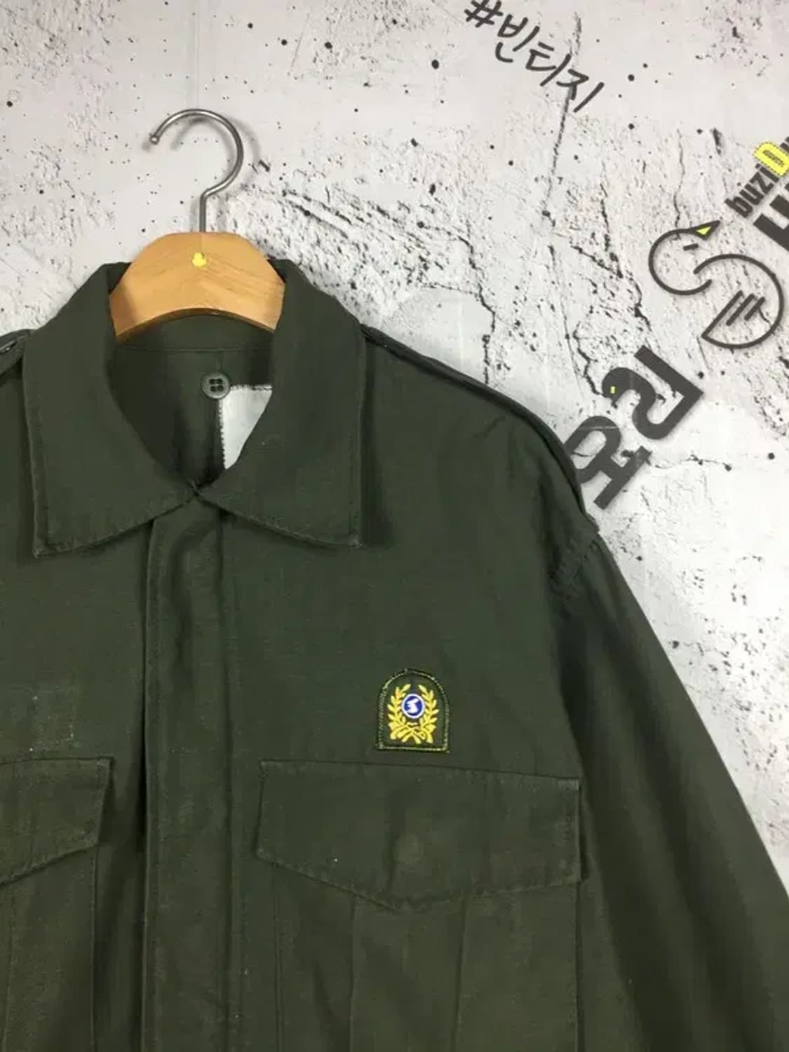 밀리터리 80년대 해병대 구형 민무늬 예비군복 야상 F 3200099 상품이미지5