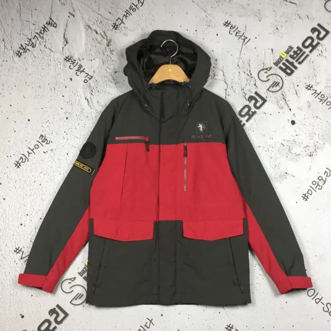 블랙야크 여성 기능성 등산 피크 자켓 레드 85 3200102 상품이미지1