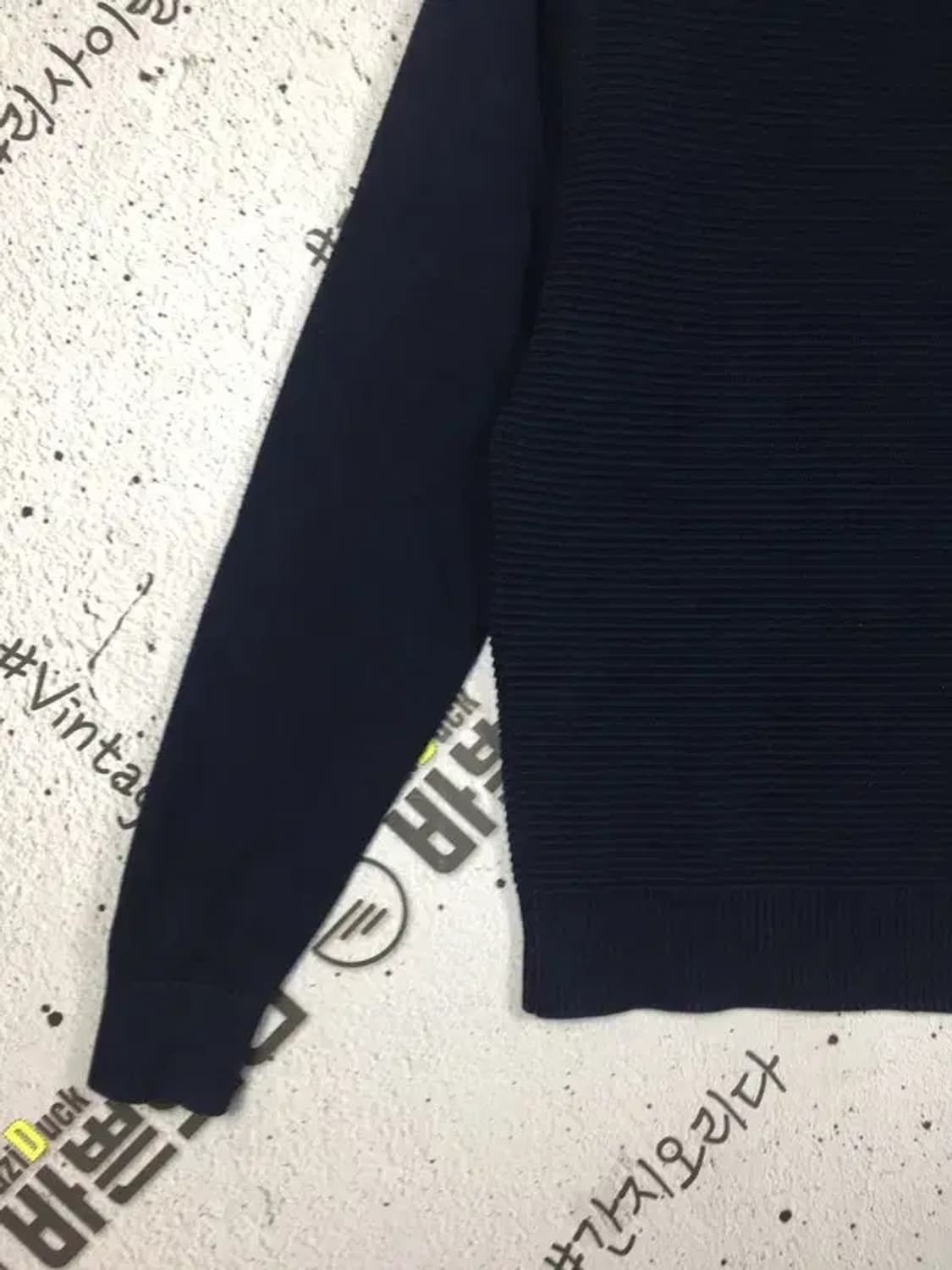 타미힐피거 크루넥 가로패턴 스웨터 니트 네이비 M 2400123 상품이미지5