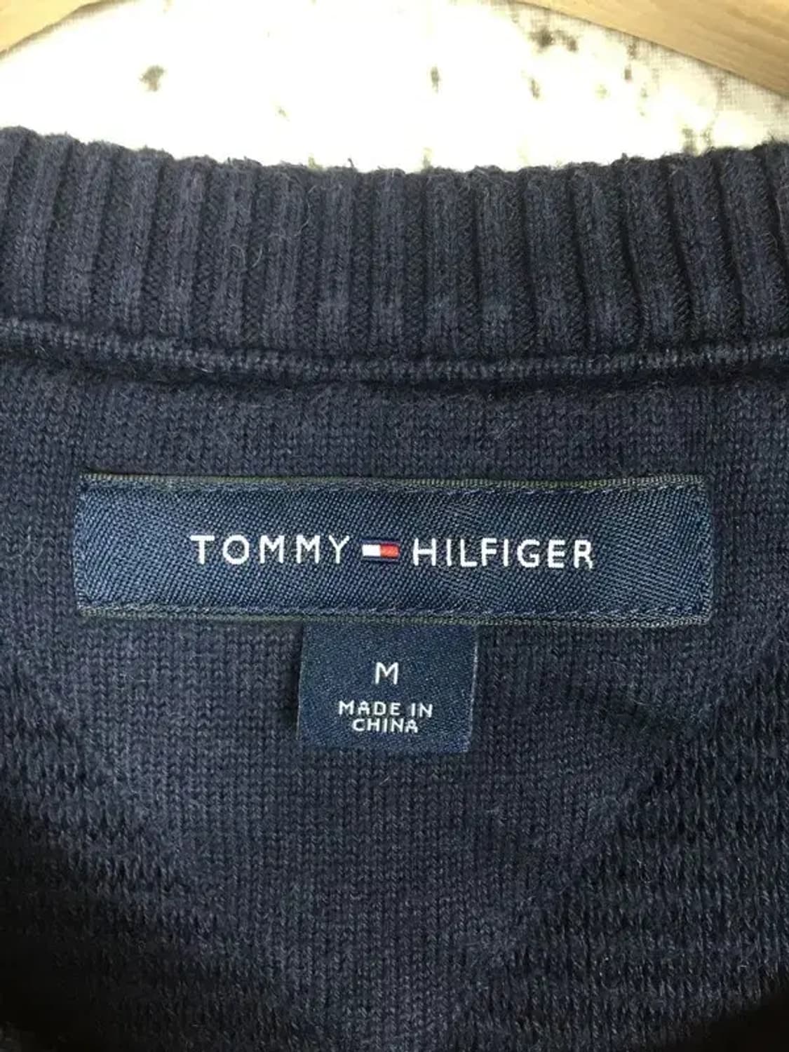 타미힐피거 크루넥 가로패턴 스웨터 니트 네이비 M 2400123 상품이미지7