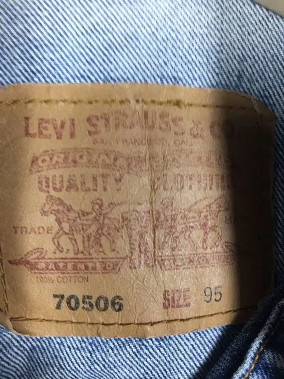 리바이스 트러커 워싱 데님 자켓 중청 95 3200103 상품이미지8