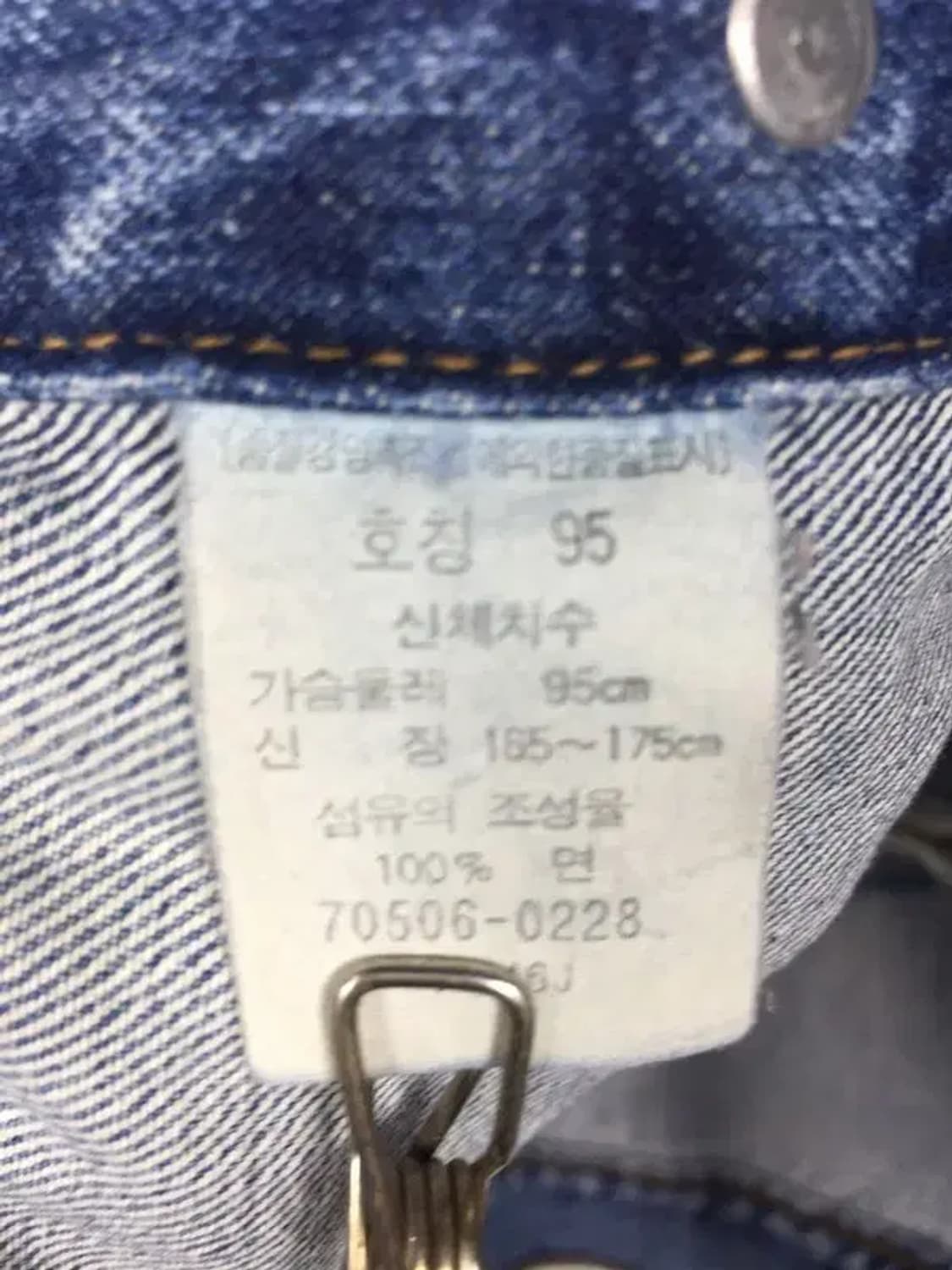 리바이스 트러커 워싱 데님 자켓 중청 95 3200103 상품이미지9